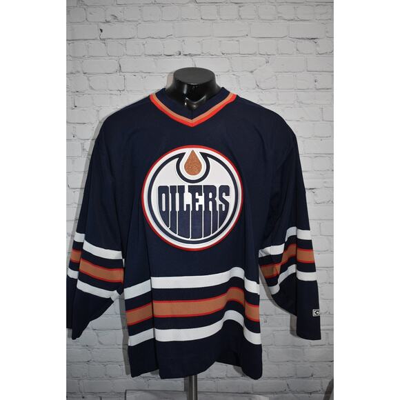 CCM Edmonton Oilers Canada Hockey Jersey Size XL Lupul #15 Blue Stitched - Picture 1 of 11